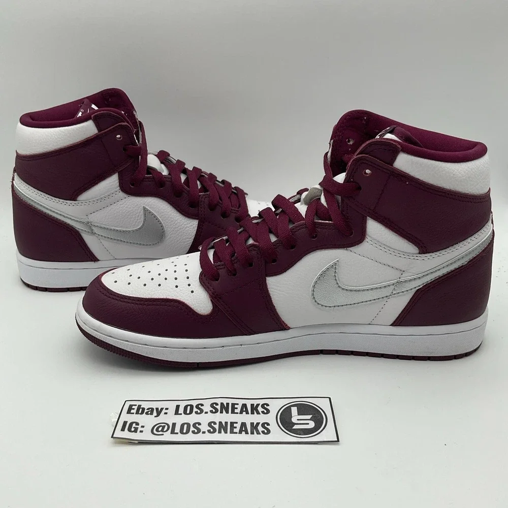 Size 10 -‎ Jordan 1 Retro High OG Bordeaux. (555088-611)